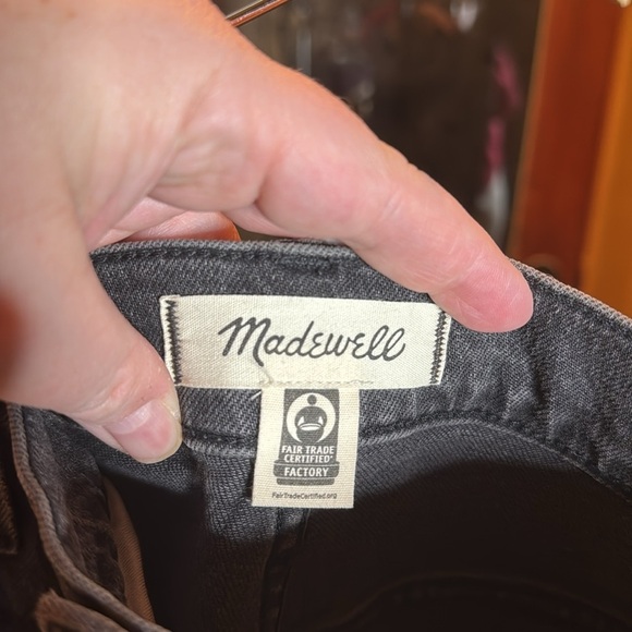 NWOT Madewell The Plus Perfect Vintage Wide-Leg Crop Jean Benley Wash Size 29 - Picture 10 of 16